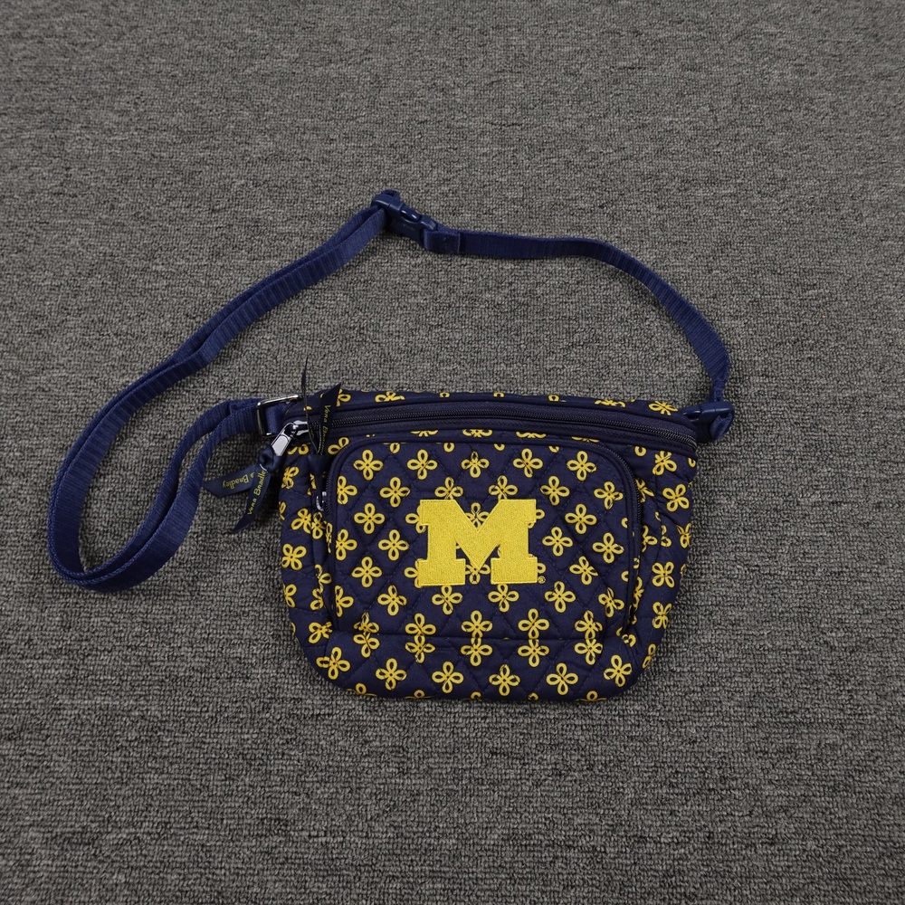 Michigan Wolverines Belt Bag Womens One Size Blue NCAA Football Vera Bradley